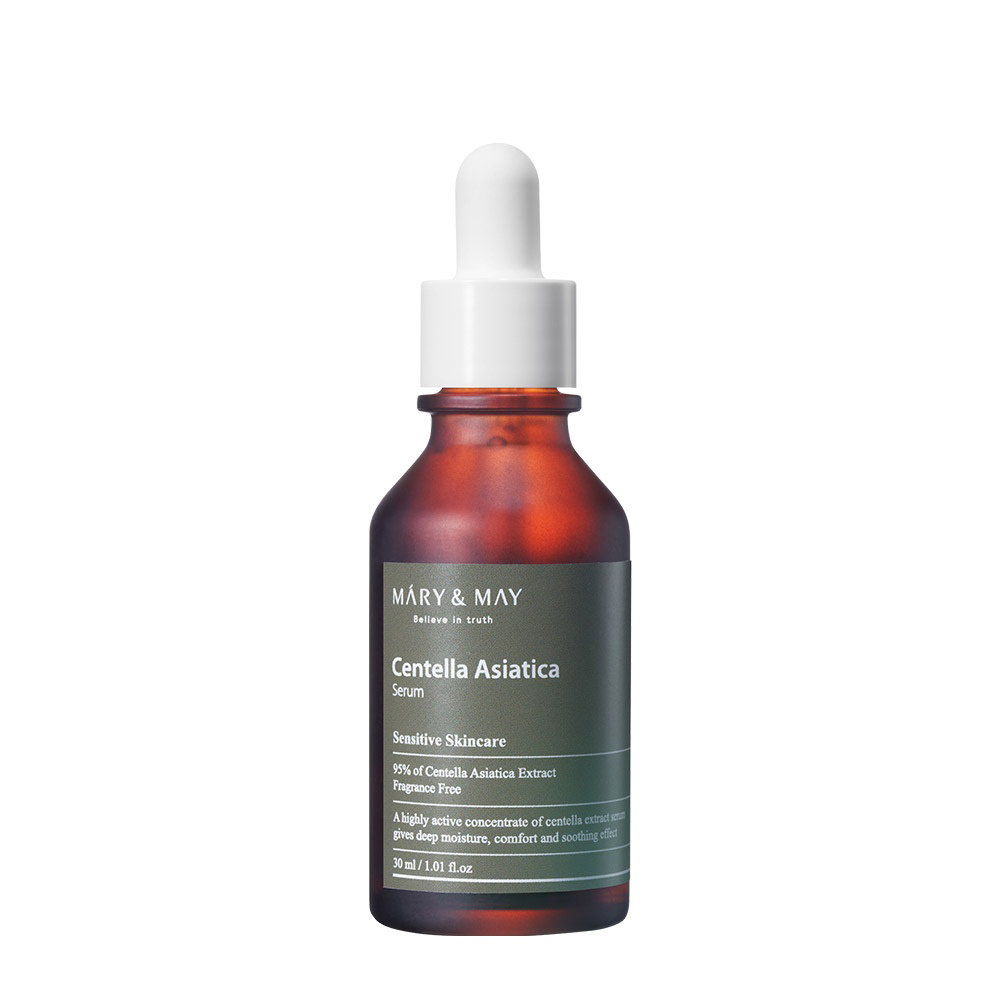 xr:d:DAFPZK3YtCw:943,j:6093775963809187631,t:23101111 Mary and May, Centella Asiatica, Soothing & Moisturising, Dagelijks, Serum, Voor gezicht, 30 ml - Afbeelding 1