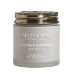 Mary and May, Cica Tea Tree Soothing, Zuiveren, Kleimasker, 125 g