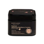 Mary and May, Premium Idebenone Blackberry Complex, Gloeiend, Gezichtsmasker, Voor gezicht, 20 st