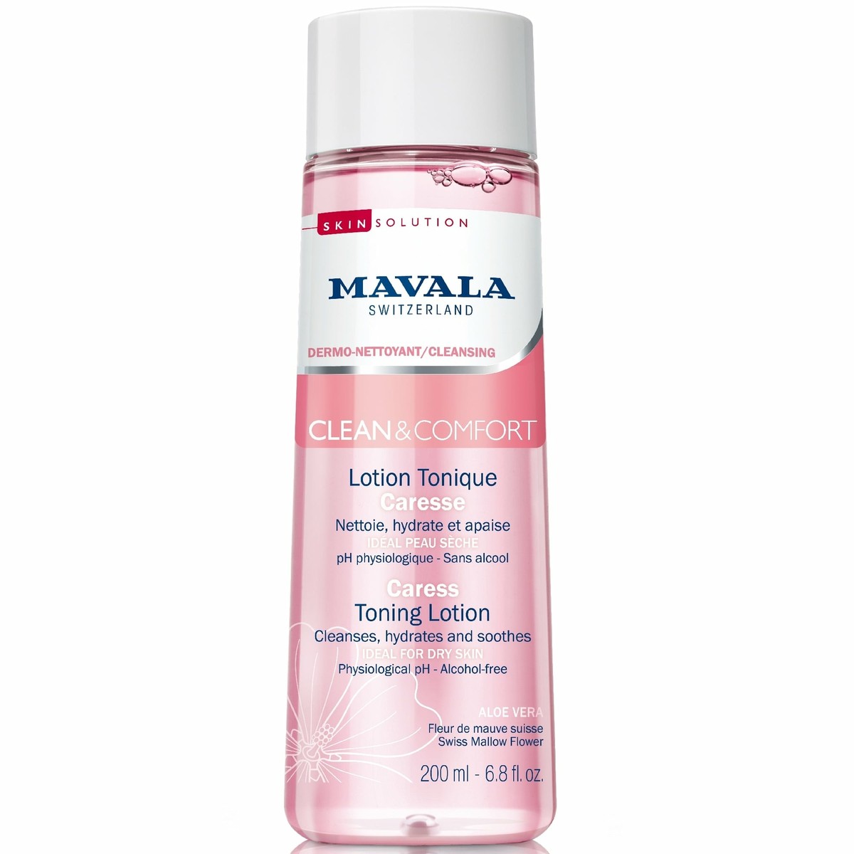mavala-clean-comfort-cleansing-soothing-toning-tonic-lotion-face-neck-200-ml-1786625149 Mavala, Clean & Comfort, Cleansing, Soothing & Toning, Tonic lotion, Gezicht en hals, 200 ml - Afbeelding 1