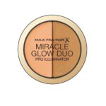 Max Factor, Miracle Glow Duo, Verlichtend, Highlighter poeder, 30, Diep, 11 g