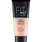 Maybelline, Fit Me Matte + Poreless, Vloeibare foundation, 104, Zacht ivoor, 30 ml