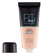 Maybelline, Fit Me Matte + Poreless, Vloeibare foundation, 104, Zacht ivoor, 30 ml - Afbeelding 2