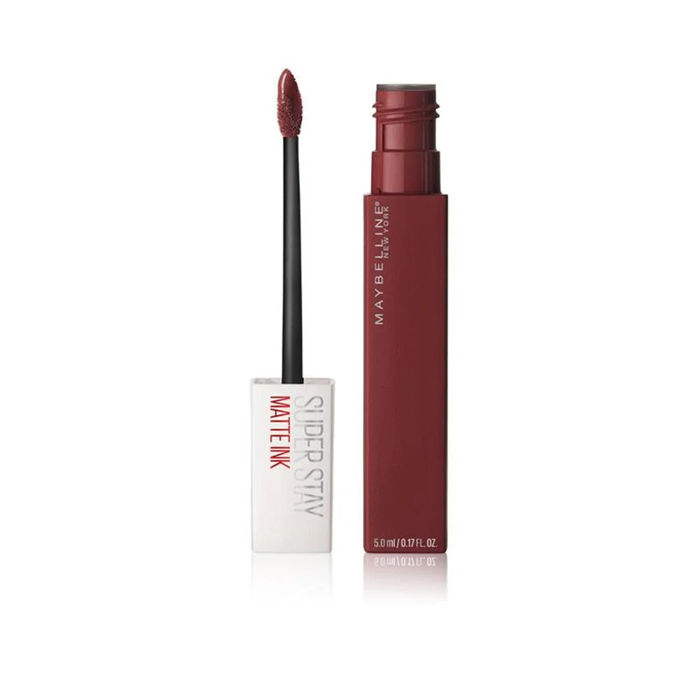 maybelline-superstay-matte-ink-matte-liquid-lipstick-50-voyager-5-ml-1748365307 Maybelline, SuperStay Matte Ink, Mat, Vloeibare lippenstift, 50, Reiziger, 5 ml - Afbeelding 1