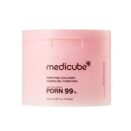 Medicube, PDRN Pink Collagen Toning Gel, Anti-Aging & Firming, Reinigingspads, 70 st
