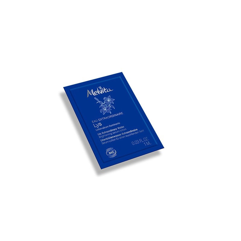 melvita-lys-organic-brightening-extraordinary-water-for-face-neck-1-ml-sample-1674416949 Melvita, Extraordinary Water, Biologisch, Verheldering, Lys, Lotion-serum, Voor gezicht & hals, 1 ml *Voorbeeld - Afbeelding 1