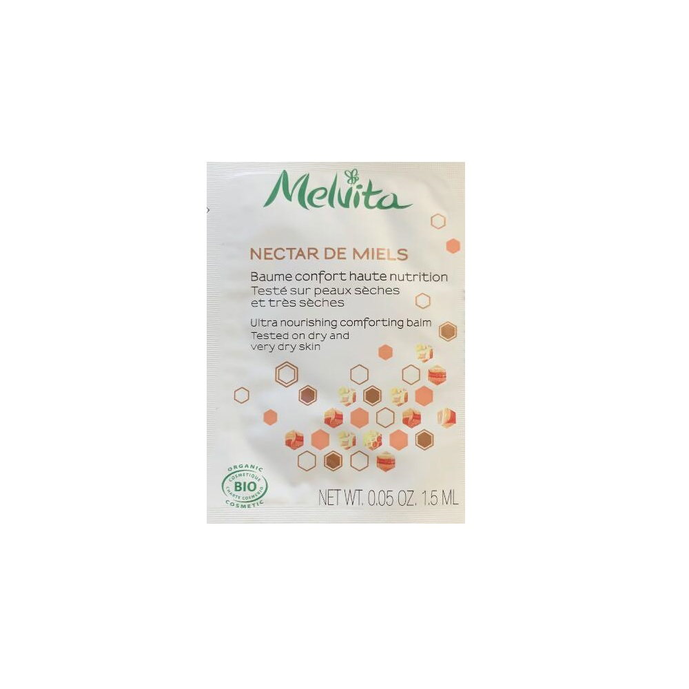 melvita-nectar-de-miels-organic-nourishing-balm-for-face-neck-1-5-ml-sample-1672315880 Melvita, Nectar De Miels, Biologisch, Voedzaam, Balsem, Voor gezicht & hals, 1.5 ml *Voorbeeld - Afbeelding 1