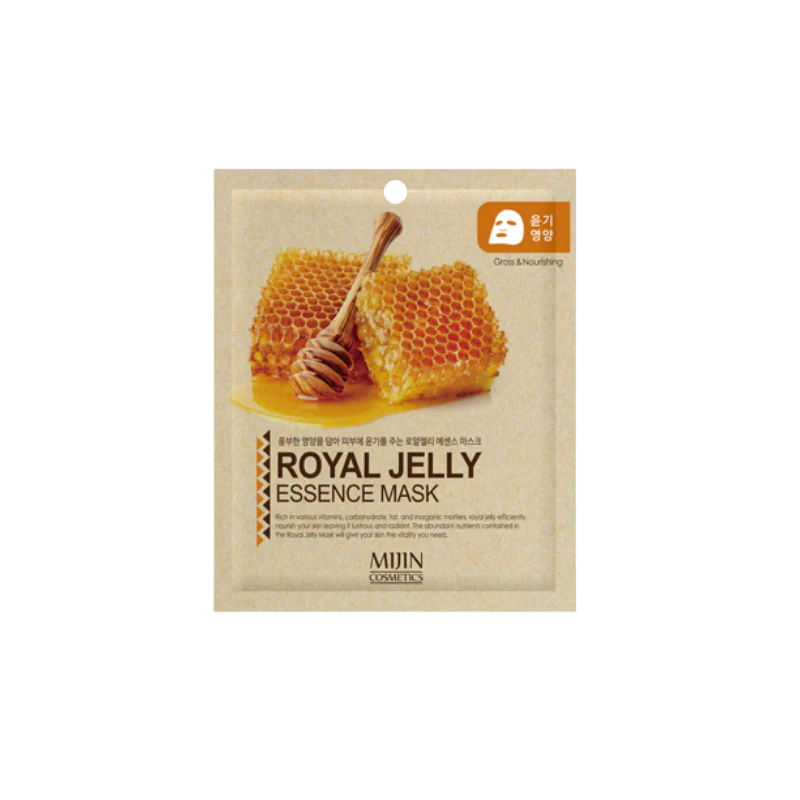 mijin-skin-planet-royal-jelly-elasticity-sheet-mask-for-face-regular-basis-26-g-1773141674 Mijin, Skin Planet, Koninklijke gelée, Elasticiteit, Gezichtsmasker, Voor gezicht, Regular basis, 26 g - Afbeelding 1