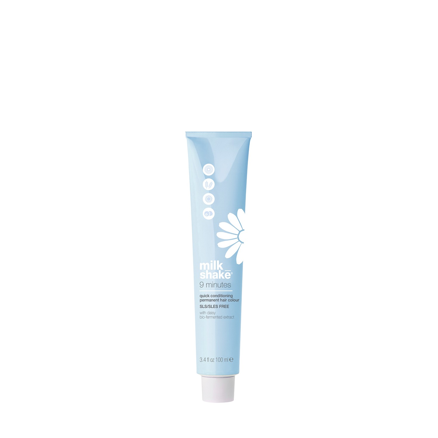 milk-shake-9-minutes-permanent-hair-dye-10-0-100-ml-1672128757 Milk Shake, 9 Minutes, Permanente haarkleuring, 8.0 Light Blond, 100 ml - Afbeelding 1