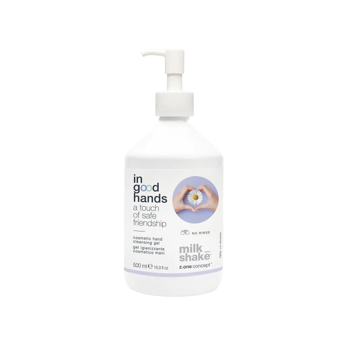 milk-shake-in-good-hands-cleansing-hand-gel-500-ml-1672135376 Milk Shake, In Good Hands, Reiniging, Handgel, 500 ml - Afbeelding 1