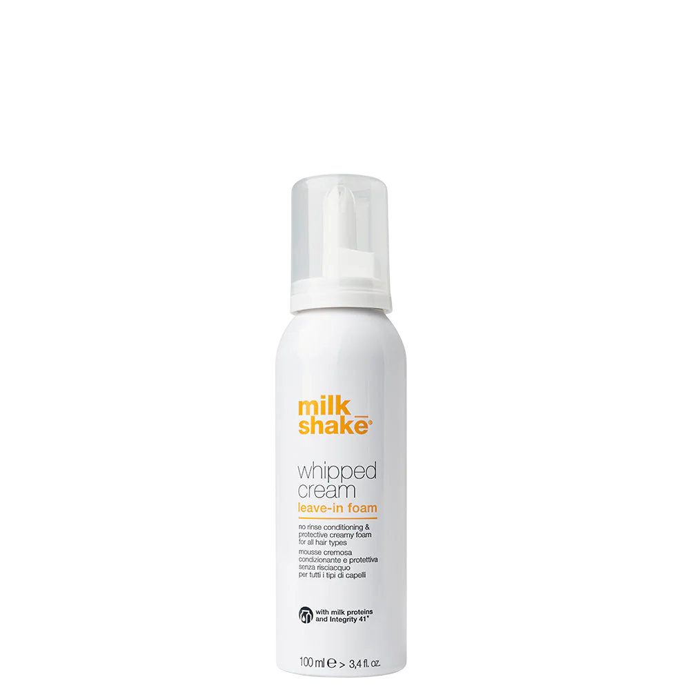 milk-shake-whipped-cream-milk-proteins-hair-leave-in-foam-conditioner-for-hydration-100-ml-1745821847 Milk Shake, Whipped Cream, Melkeiwitten, Leave-in schuimconditioner, Voor hydratatie, 100 ml - Afbeelding 1