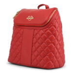 Moschino, Love, Kunstleer, Textiel rugzak, Rood, Zakken 2, Voor vrouwen - Afbeelding 2