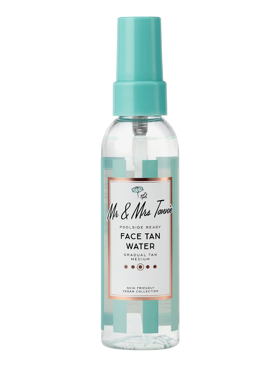 mr-mrs-tannie-face-tan-water-jojoba-oil-hydrating-self-tanning-spray-for-face-75-ml-1681470203 Mr & Mrs Tannie, Face Tan Water, Jojobaolie, Hydraterend, Zelfbruinende spray, Voor gezicht, 75 ml - Afbeelding 1