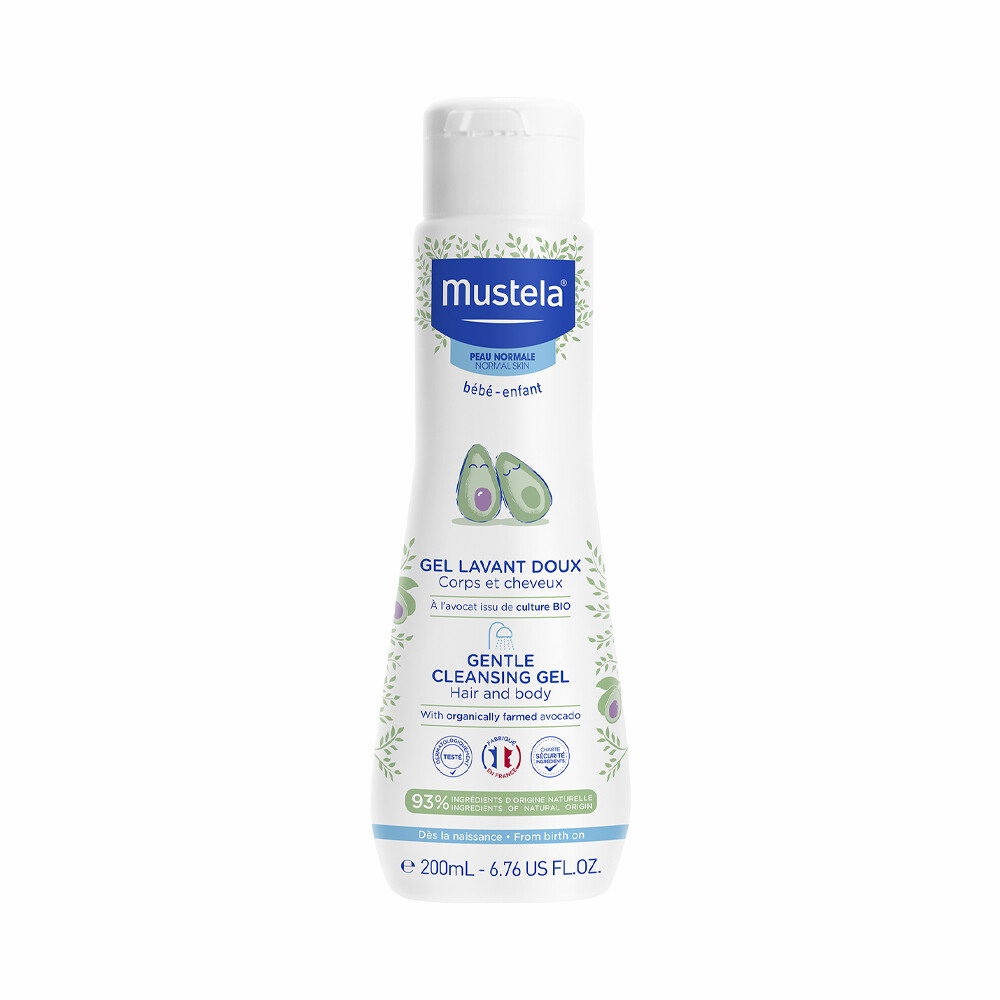 mustela-mustela-avocado-gentle-cleansing-cleansing-gel-for-face-hair-200-ml-1764857436 Mustela, Mustela, Avocado, Zachte reiniging, Reinigingsgel, Voor gezicht & haar, 200 ml - Afbeelding 1