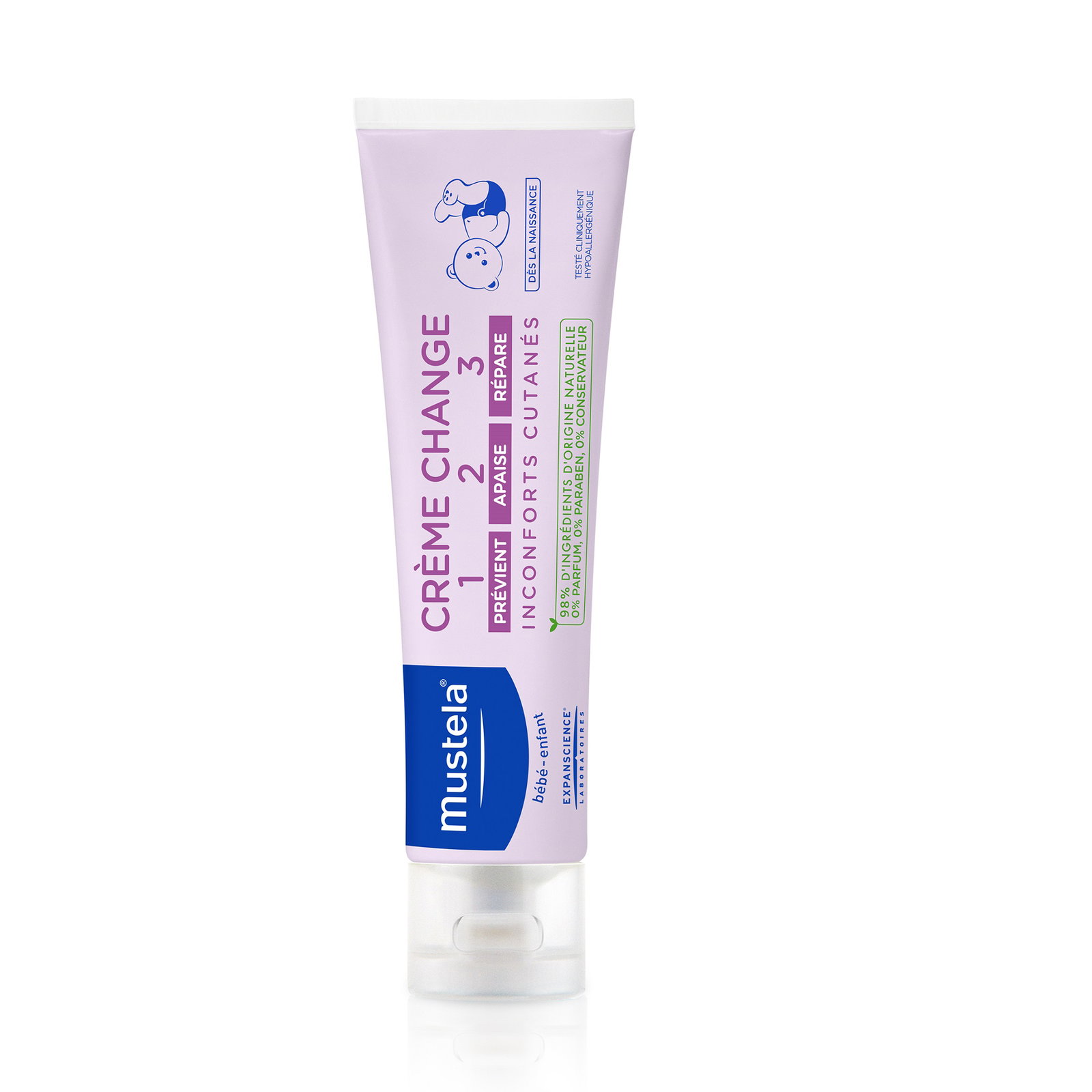 mustela-vitamin-barrier-123-protects-hydrates-body-cream-diaper-area-100-ml-1764922647 Mustela, Vitamin Barrier 123, Beschermt & hydrateert, Bodycrème, Diaper Area, 100 ml - Afbeelding 1