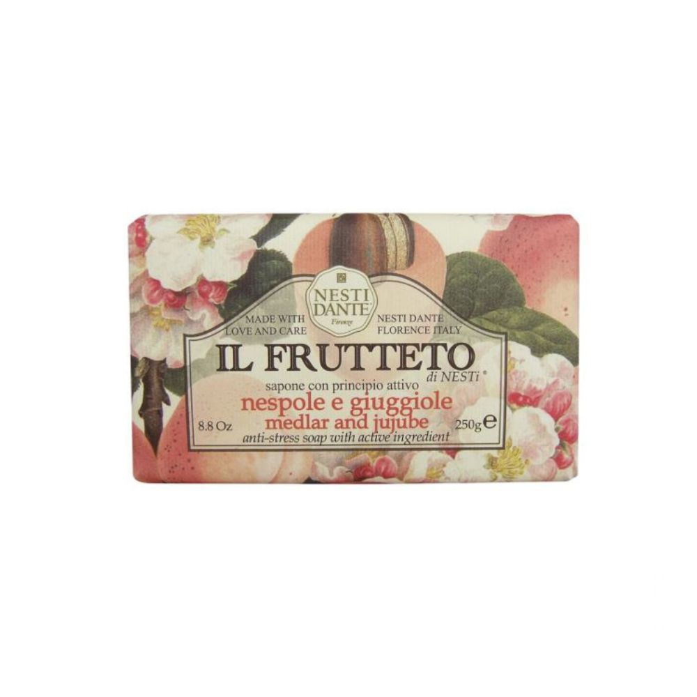 nesti-dante-il-frutteto-medlar-jujube-soothing-soap-bar-250-g-1784810025 Nesti Dante, Il Frutteto, Medlar & Jujube, Kalmerend, Zeepstaaf, 250 g - Afbeelding 1