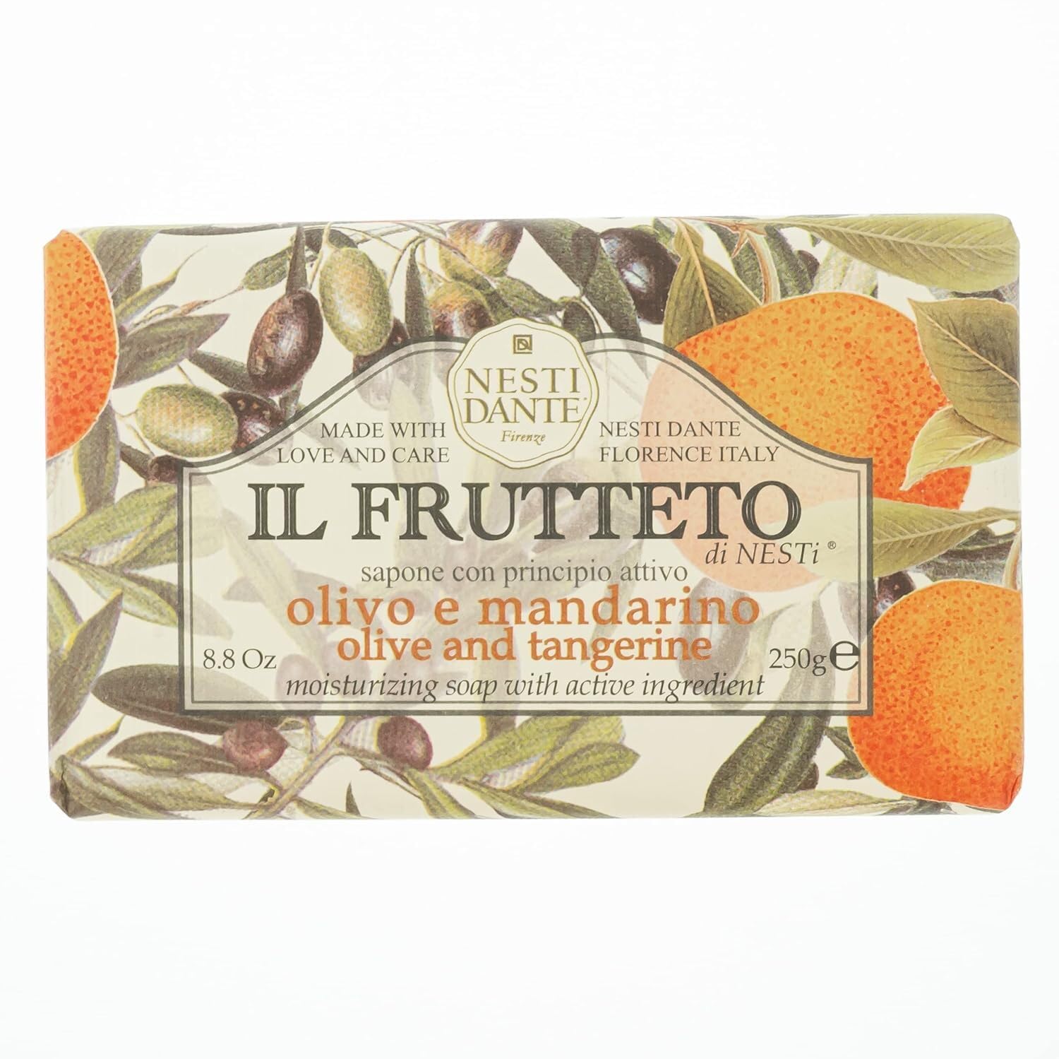 nesti-dante-il-frutteto-olive-tangerine-soap-bar-250-g-1784811162 Nesti Dante, Il Frutteto, Olive & Tangerine, Zeepstaaf, 250 g - Afbeelding 1