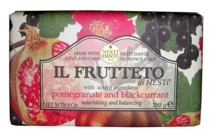 Nesti Dante, Il Frutteto, Pomegranate & Blackcurrant, Kalmerend, Zeepstaaf, 250 g