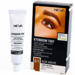 Neva, Eyebrow Tint, Permanente haarkleuring, Light Brown, 30 ml