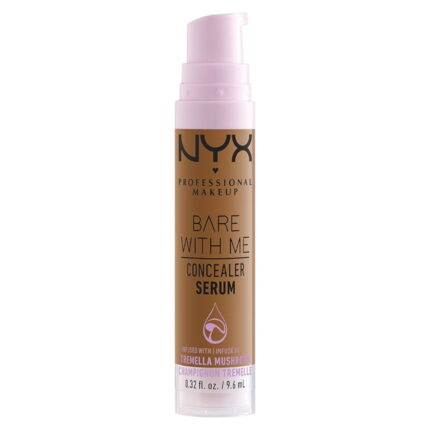 Nyx, Bare With Me, Veganist, Camouflage, Vloeibare concealer, 10, Kameel, 9.6 ml