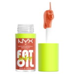 Nyx, Fat Oil Lip Drip, Veganist, Hoge glans, Lippenolie, Volg terug, 4.8 ml