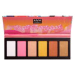 Nyx, Sugar Trip Squad, Dierproefvrij, Schitterend, Highlighter palet, 01, SQUADHP, 30 g
