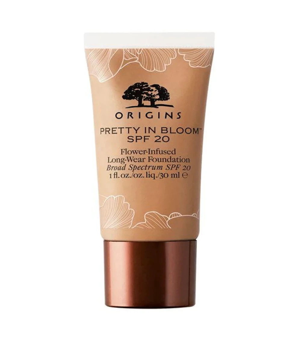 origins-pretty-in-bloom-long-wearing-cream-foundation-500-medium-deep-warm-spf-20-30-ml-1672344656 Origins, Pretty In Bloom, Langdurig, Crème foundation, 500, Medium diep warm, SPF 20, 30 ml - Afbeelding 1