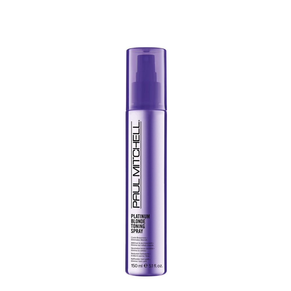 paul-mitchell-blonde-platinum-blonde-paraben-free-hair-toning-spray-for-blonde-highlighted-gray-or-white-hair-150-ml-1673702590 Paul Mitchell, Blonde Platinum Blonde, Parabeenvrij, Haartoningsspray, Voor blond/gehighlight/grijs of wit haar, 150 ml - Afbeelding 1