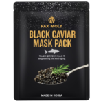 PaxMoly, Black Caviar, Brightening, Hydrating & Anti-Aging, Gezichtsmasker, Gezicht, 25 ml