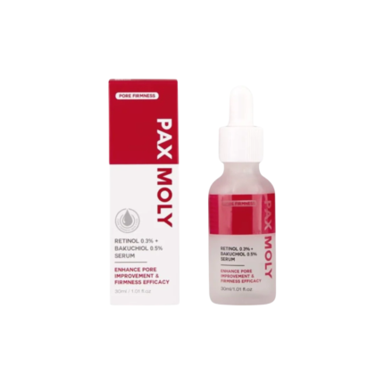 PaxMoly, Daily High Strength, 0.3% Retinol + 0.5% Bakuchiol, Anti-Aging & Repairing, Nacht, Serum, Voor gezicht, 30 ml