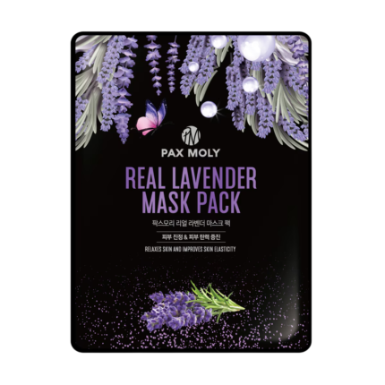 PaxMoly, Real Lavender, Elasticiteit, Gezichtsmasker, Voor gezicht, 25 ml
