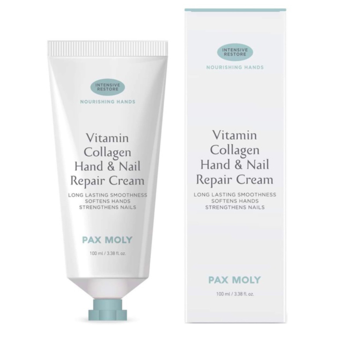 paxmoly-vitamin-collagen-hydrating-moisturising-hand-nail-cream-fruity-floral-100-ml-1785485710 PaxMoly, Vitamin Collagen, Hydrating & Moisturising, Hand- en nagelcrème, Fruity & Floral, 100 ml - Afbeelding 1