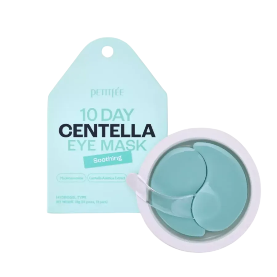 petitfee-10-day-centella-hydrating-soothing-day-night-eye-patch-20-pcs-1785746492 Petitfee, 10 Day Centella, Hydraterend & Kalmerend, Dag & Nacht, Ooglapje, 20 st - Afbeelding 1