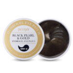 Petitfee, Black Pearl & Gold, Hydrogel, Hydrating & Brightening, Dag & Nacht, Ooglapje, 60 st