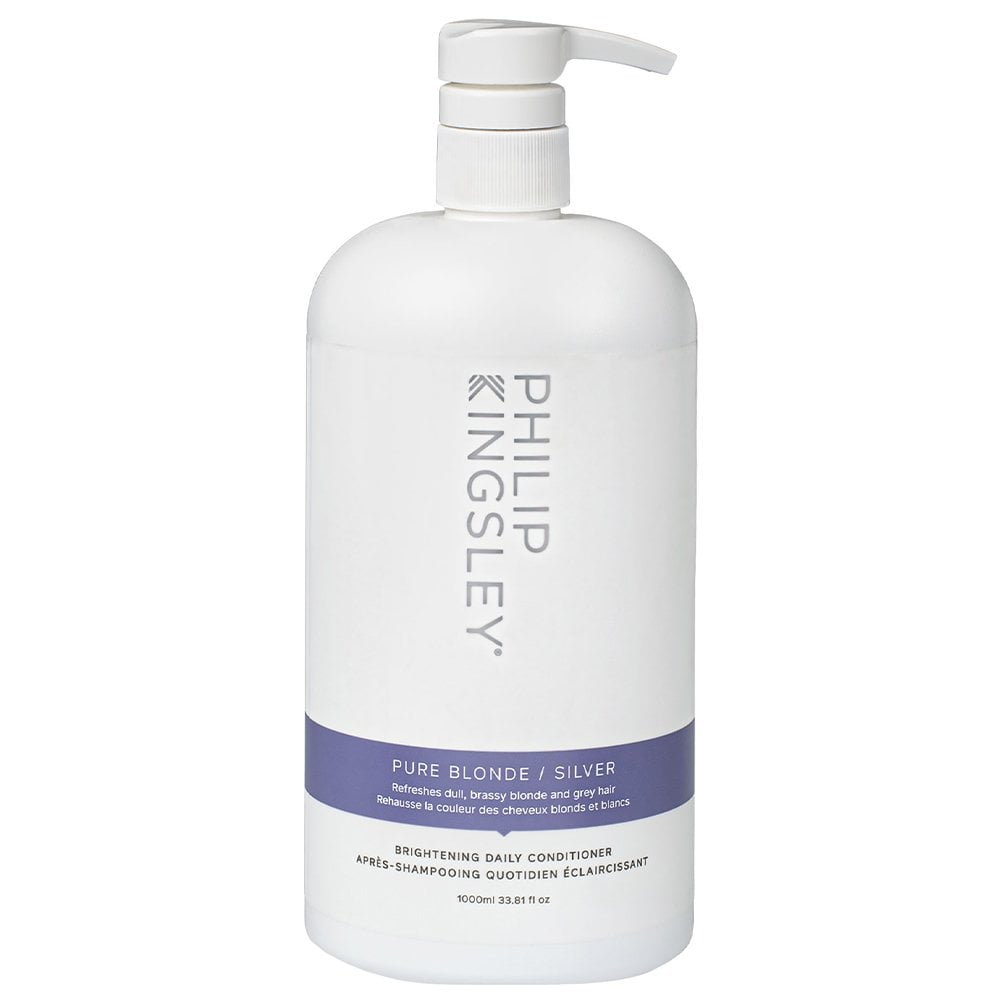 philip-kingsley-pure-blonde-silver-brightening-hair-conditioner-for-colour-protection-1000-ml-1683209262 Philip Kingsley, Pure Blonde/Silver Brightening, Haarconditioner, Voor kleurbescherming, 1000 ml - Afbeelding 1