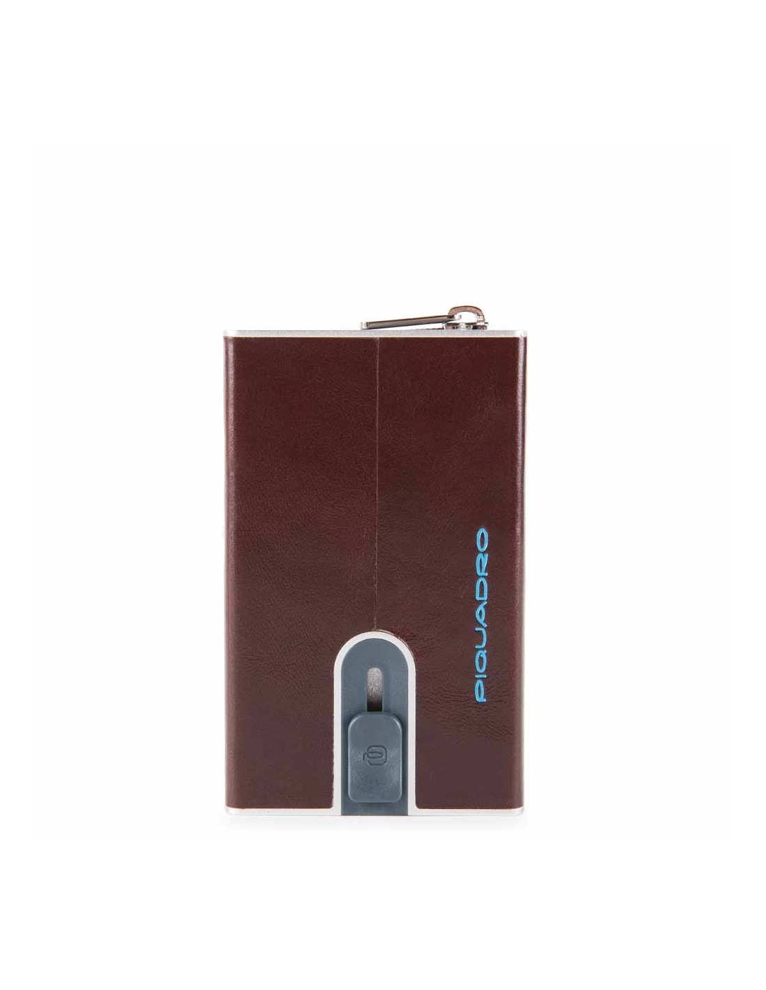 piquadro-blue-square-leather-card-holder-square-sliding-system-with-zipped-coin-pocket-pp5359b2r-mo-mahonagy-for-men-1682577589 Piquadro, Blue Square Card Holders - Afbeelding 1