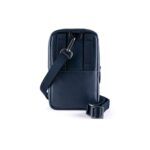 Piquadro, Piquadro, Telefoonorganizer, Leren crossbody tas, Blauw, 18 x 12 x 2,50 cm, Voor mannen - Afbeelding 2