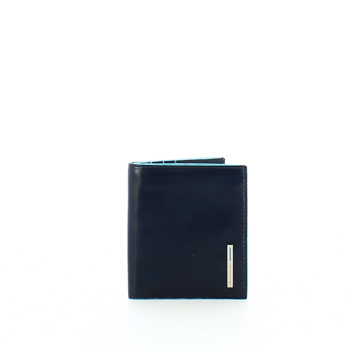 piquadro-piquadro-leather-card-holder-pp1518b2-blue-authentic-10-x-8-5-x-1-5-cm-unisex-1678087552 Piquadro, Blue Square Card Holders - Afbeelding 1
