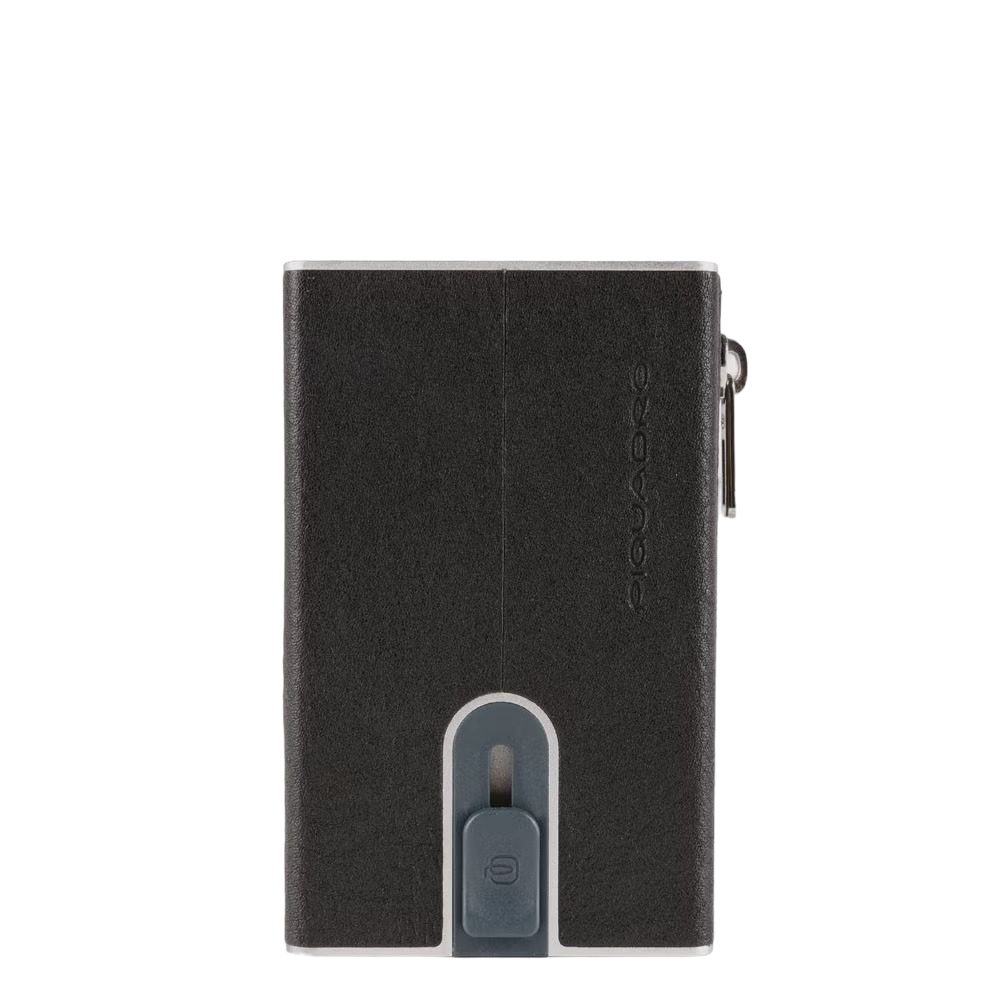 piquadro-piquadro-leather-card-holder-square-sliding-system-pp5585b3r-black-6-2-x-10-x-2-cm-for-men-1677503757 Piquadro, Piquadro Card Holders - Afbeelding 1