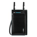 Piquadro, Blue Square Crossbody Bags