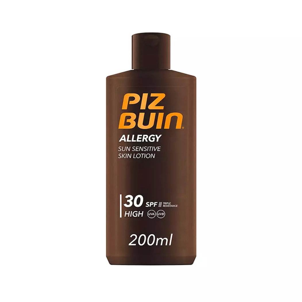 piz-buin-allergy-sun-protection-sunscreen-lotion-spf-30-uva-uvb-200-ml-1778574846 Piz Buin, Allergy, Zonbescherming, Zonnebrandcrème, SPF 30, UVA & UVB, 200 ml - Afbeelding 1