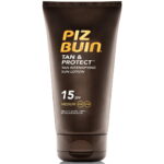 Piz Buin, Tan & Protect, Versnelt natuurlijke tanning, Zonnebrandcrème, SPF 15, 150 ml