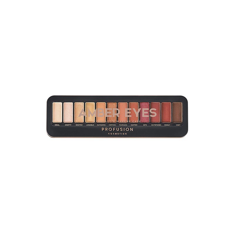 profusion-cosmetics-case-eyeshadow-palette-amber-eyes-25-g-1672397630 Profusion Cosmetics, Profusion, Oogschaduwpalet, Amberkleurige ogen, 25 g - Afbeelding 1