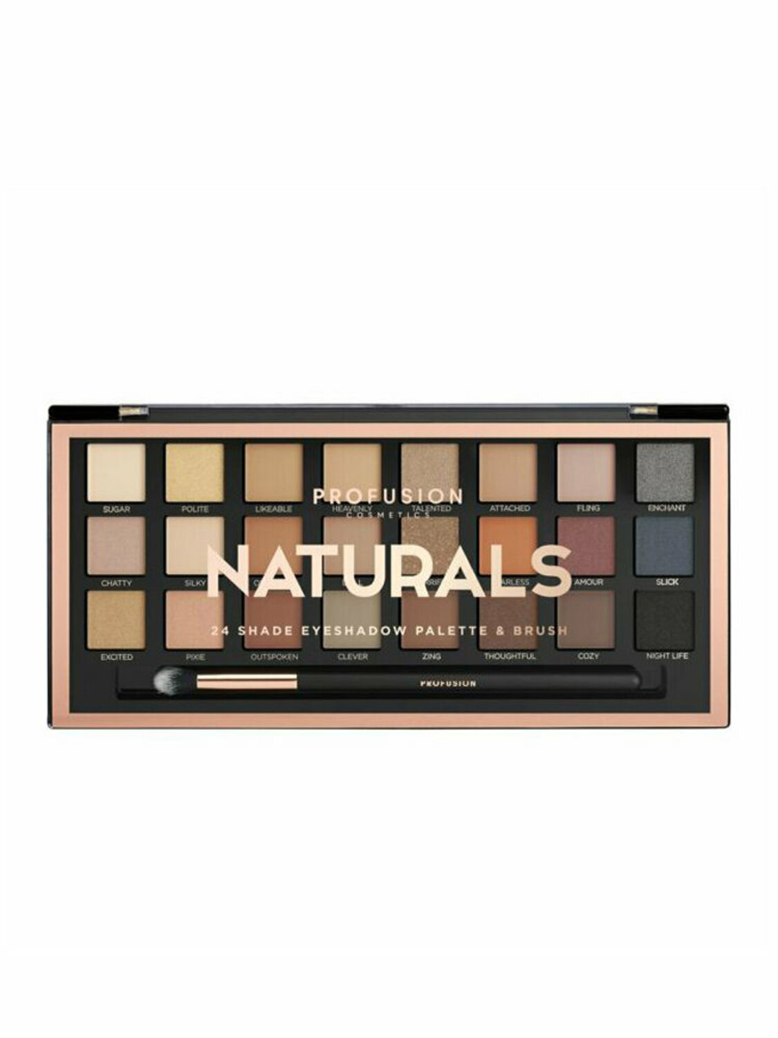 profusion-cosmetics-profusion-cosmetics-eyeshadow-palette-naturals-24-shades-g-1748961586 Profusion Cosmetics, Profusion, Oogschaduwpalet, Natuurlijke, 24 tinten - Afbeelding 1