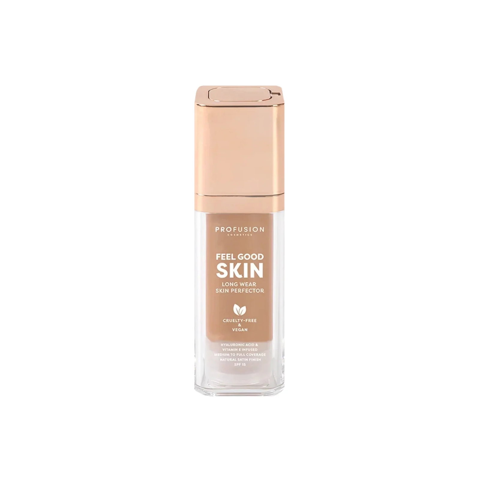 profusion-feel-good-skin-satin-finish-liquid-foundation-300-medium-spf-15-30-ml-1785993138 Profusion Cosmetics, Feel Good Skin, Satijnen afwerking, Vloeibare foundation, 300, Medium, SPF 15, 30 ml - Afbeelding 1