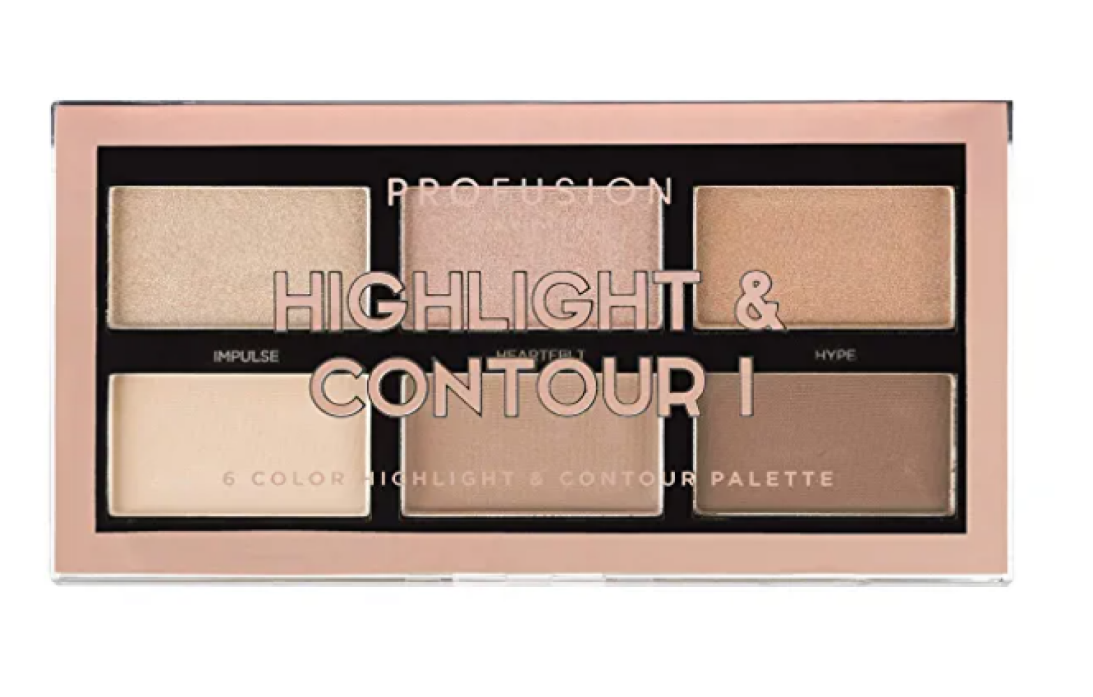 profusion-highlight-contour-eyeshadow-palette-classics-1-5-g-1672395626 Profusion Cosmetics, Profusion, Verlichtend, Contourpalet, 7.8 g - Afbeelding 1