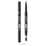 Pupa, Full, Parabeenvrij, Definiëerder, Dubbelzijdig, Wenkbrauwcrème potlood & borstel 2-in-1, 004, Extra donker, 0.2 g