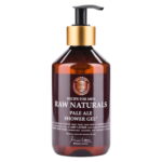 Raw Naturals, Pale Ale, 100% vegan, Verfrissend en mannelijk, Reiniging, Douchegel, Lichaam en haar, Alle huidtypes, 300 ml
