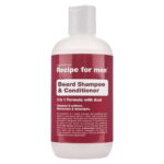 Recipe For Men, Beard Shampoo & Conditioner, Reinigen en conditioneren, Baardshampoo, Vocht, 250 ml