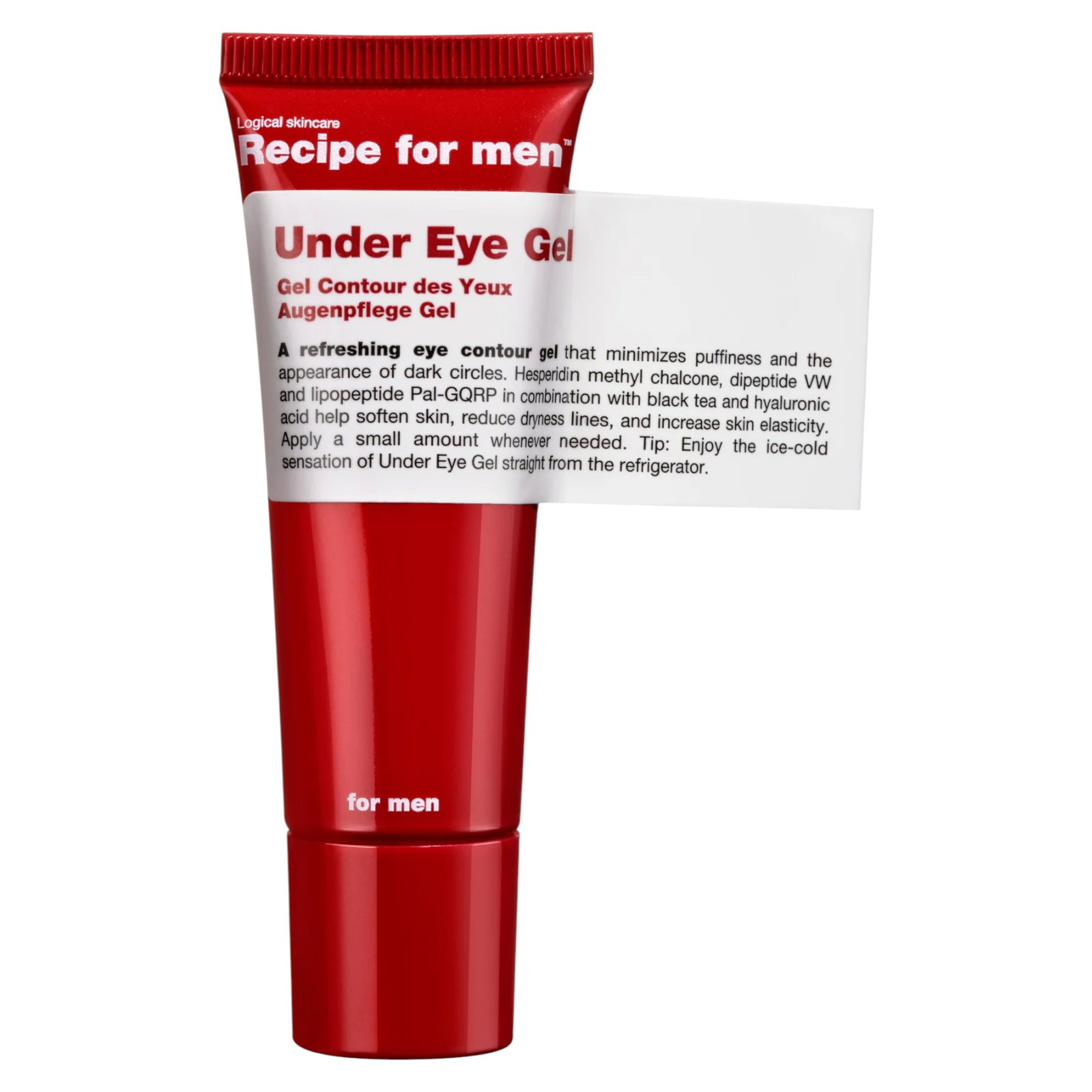 recipe-for-men-under-eye-gel-100-vegan-minimizes-puffiness-morning-and-evening-eye-gel-25-ml-1761813554 Recipe For Men, Under Eye Gel, 100% vegan, Minimaliseert zwelling, Ochtend en avond, Ooggel, 25 ml - Afbeelding 1